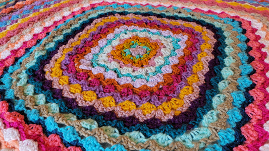 Crochet Pattern: Tea Garden Throw
