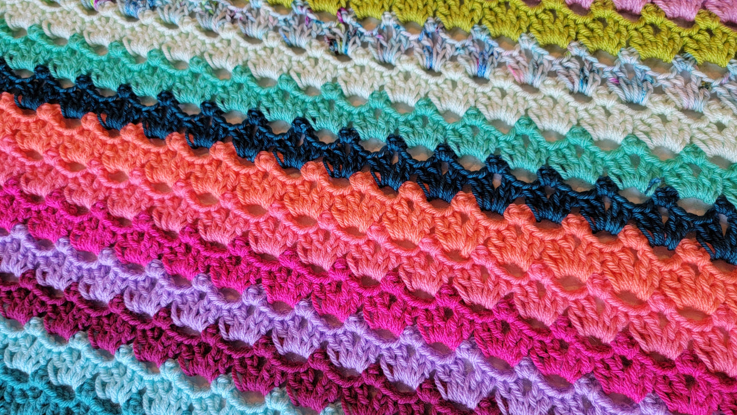 Crochet Pattern: Shining Stars Afghan