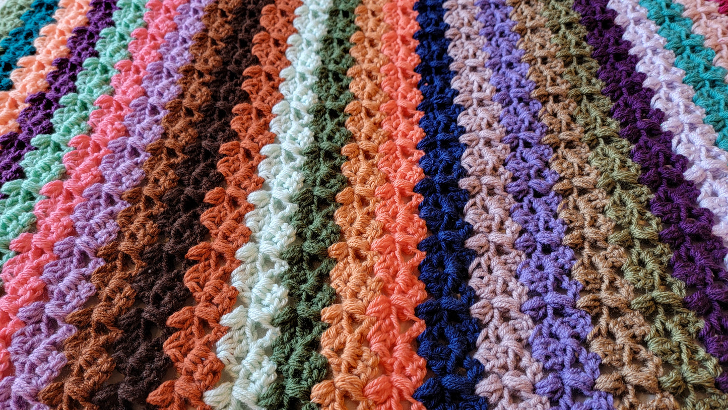 Crochet Pattern: Opal Oasis Afghan