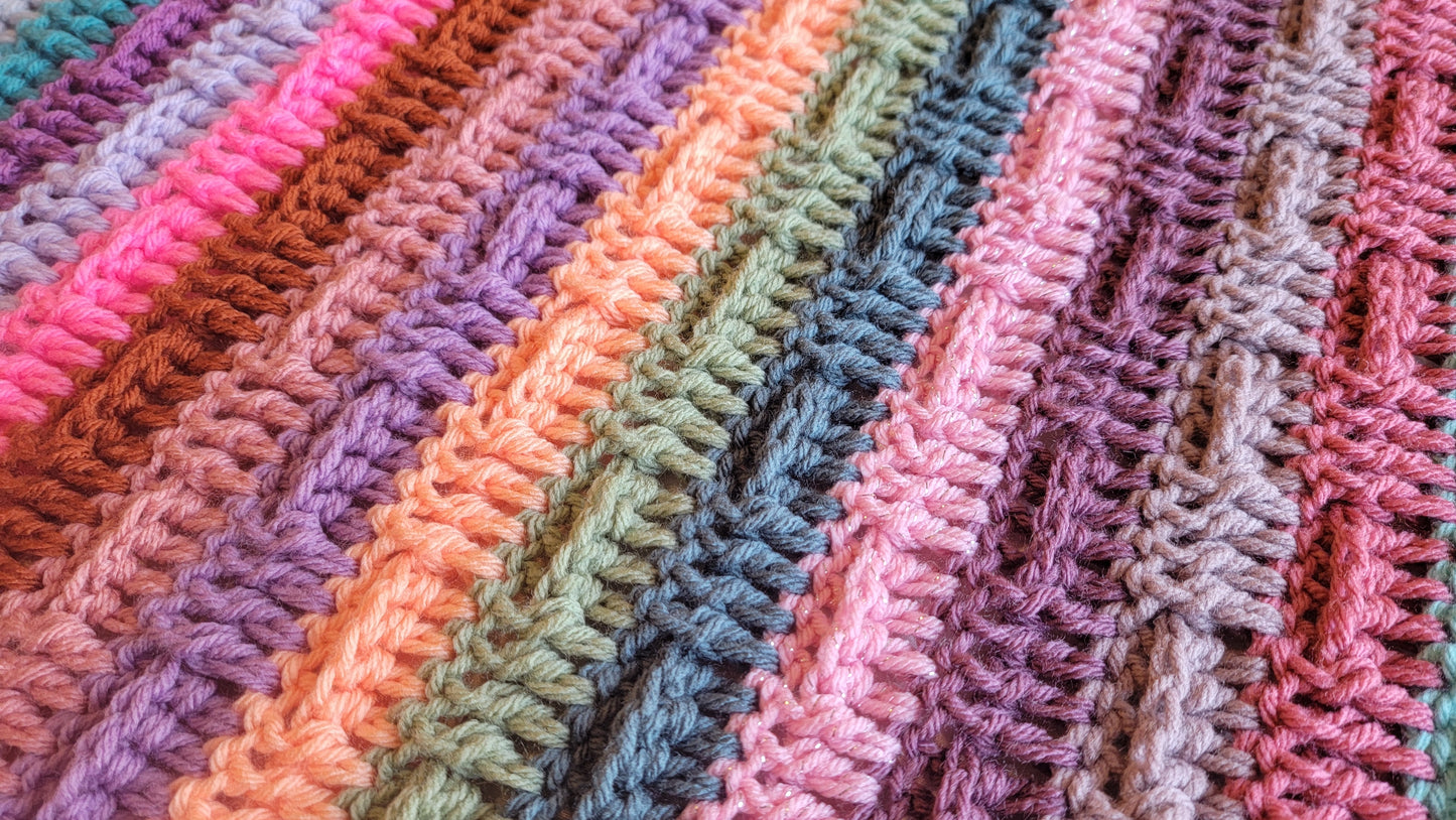Ether Wanderer Crochet Afghan - Handmade Afghans, Crocheted Afghans, Crocheted Blankets, Crochet Afghans,Crochet Blankets,Throws,Pretty,Cute