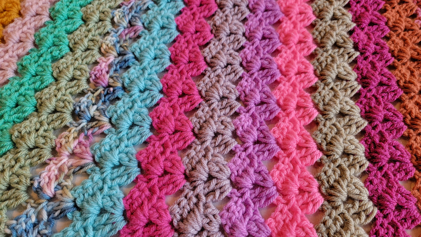 Crochet Pattern: On Holiday Afghan