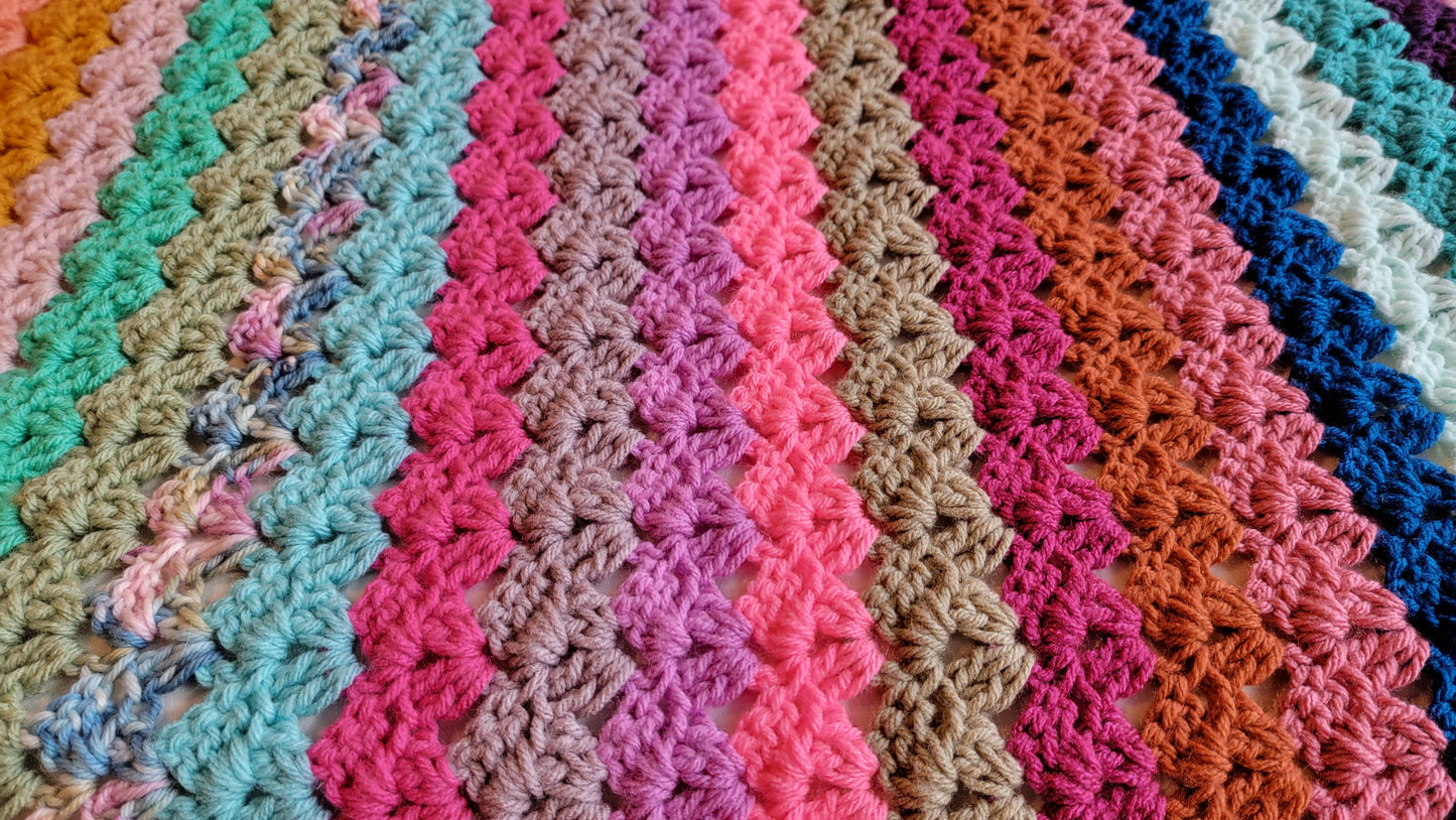 Crochet Pattern: On Holiday Afghan