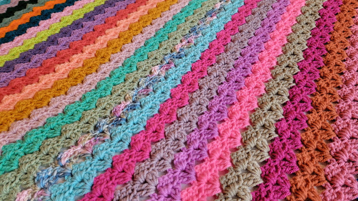 Crochet Pattern: On Holiday Afghan