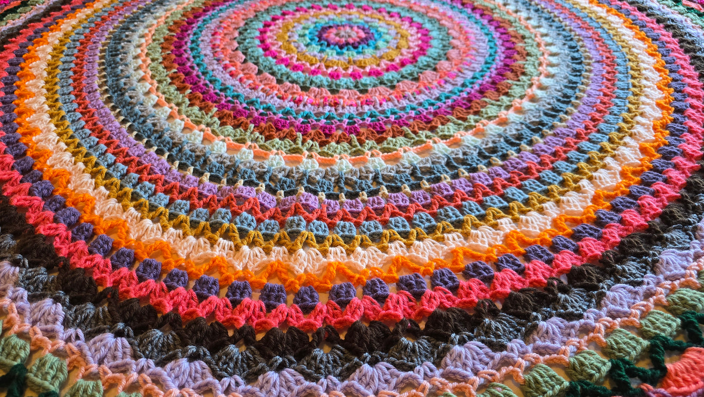 Crochet Pattern: Strawberry Moon Afghan