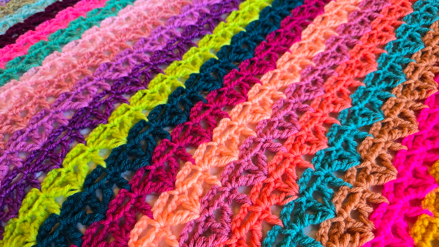 Crochet Pattern: Eternal Flame Afghan