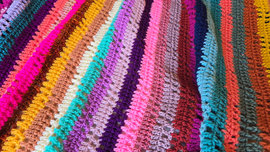 Fire Opal Crochet Afghan - Handmade Afghans,Crocheted Afghans,Crocheted Blankets,Crochet Afghans,Crochet Blankets,Cute