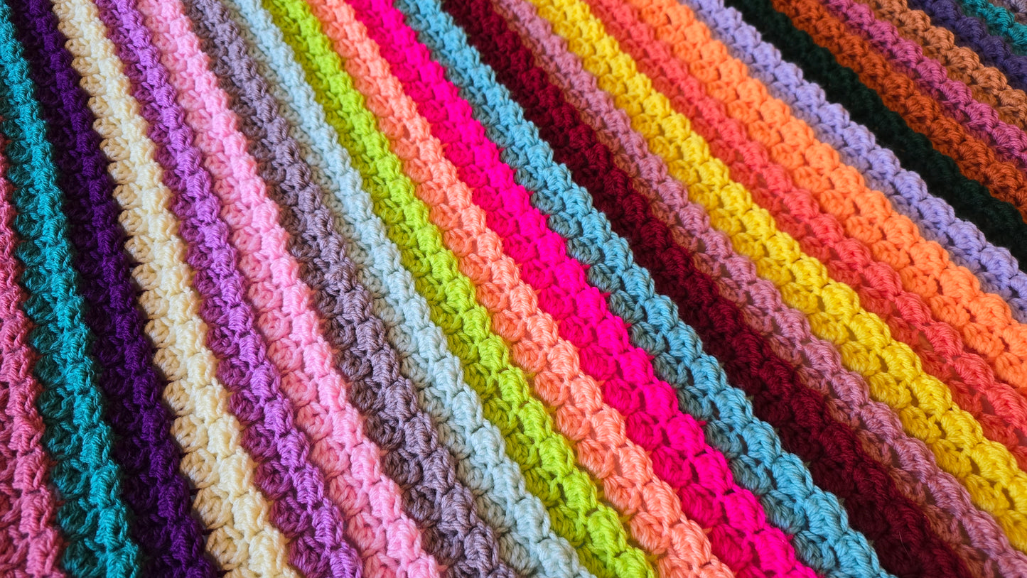 Radiant Soul Afghan - Handmade Afghans,Crocheted Afghans,Crocheted Blankets,Crochet Afghans,Crochet Blankets,Cute