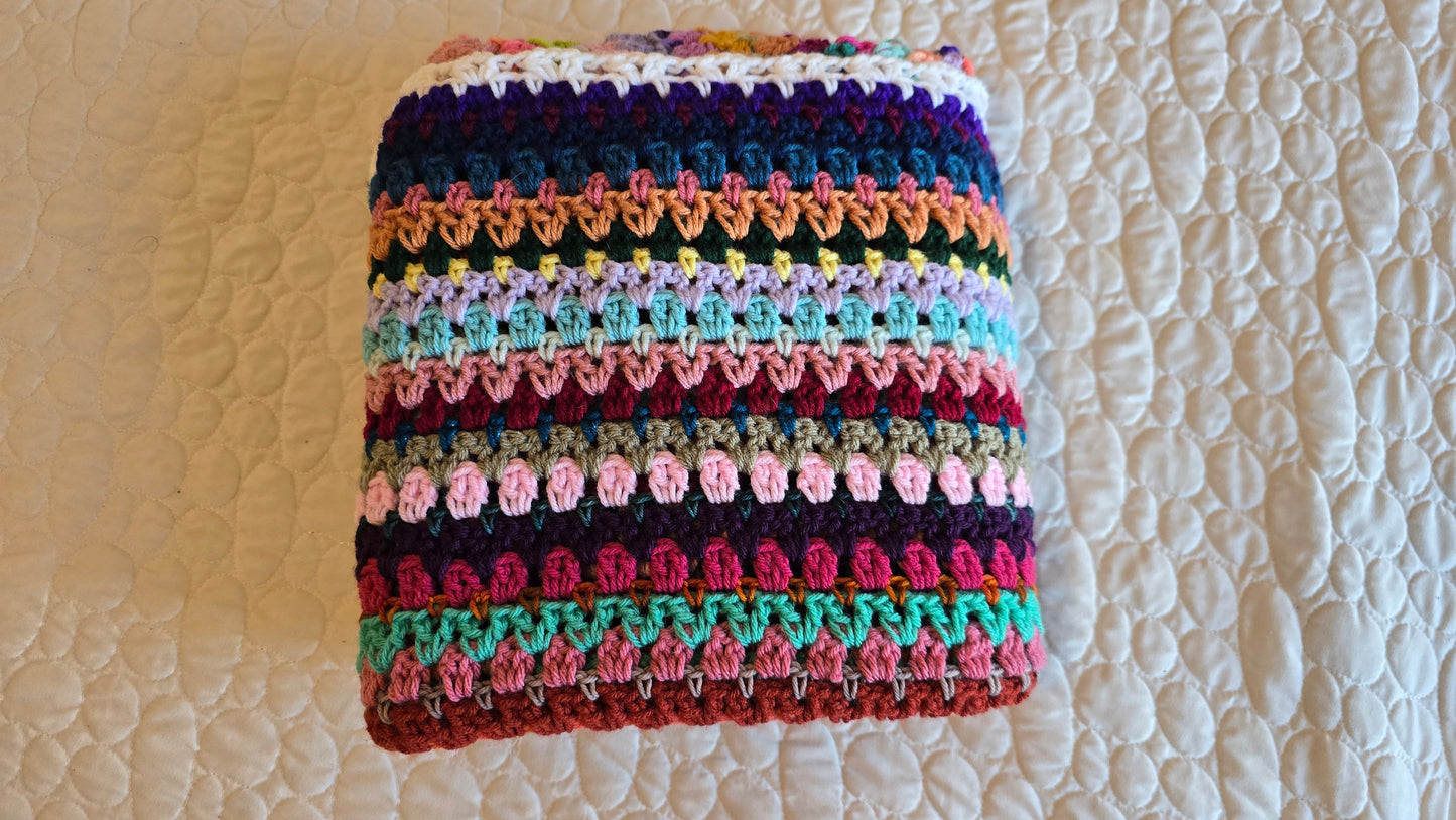 CROCHET PATTERN - Sweet Pea Crochet Afghan - Handmade Afghan, Handmade Blanket, Crochet Blankets, Crochet Afghans, Pretty, Easy, Fun