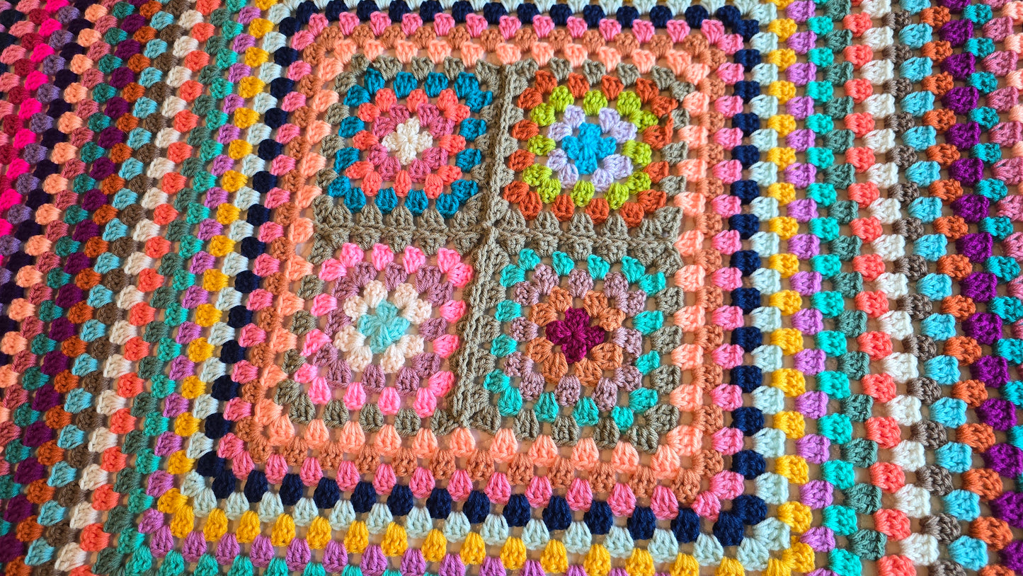 Cozy Delight Crochet Afghan - Handmade Afghans,Crocheted Afghans,Crocheted Blankets,Crochet Afghans,Crochet Blankets,Cute (Copy)