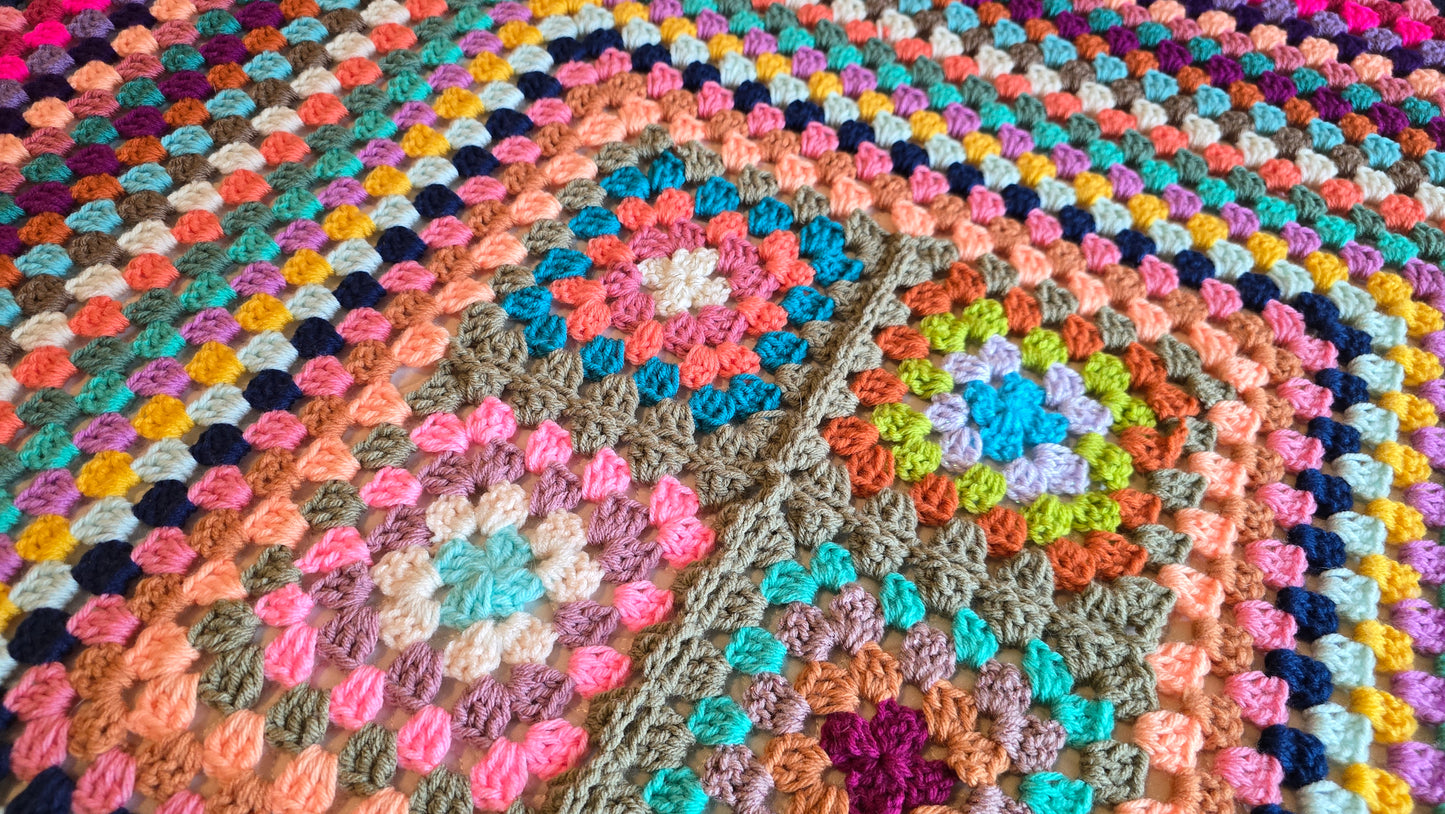 Cozy Delight Crochet Afghan - Handmade Afghans,Crocheted Afghans,Crocheted Blankets,Crochet Afghans,Crochet Blankets,Cute (Copy)
