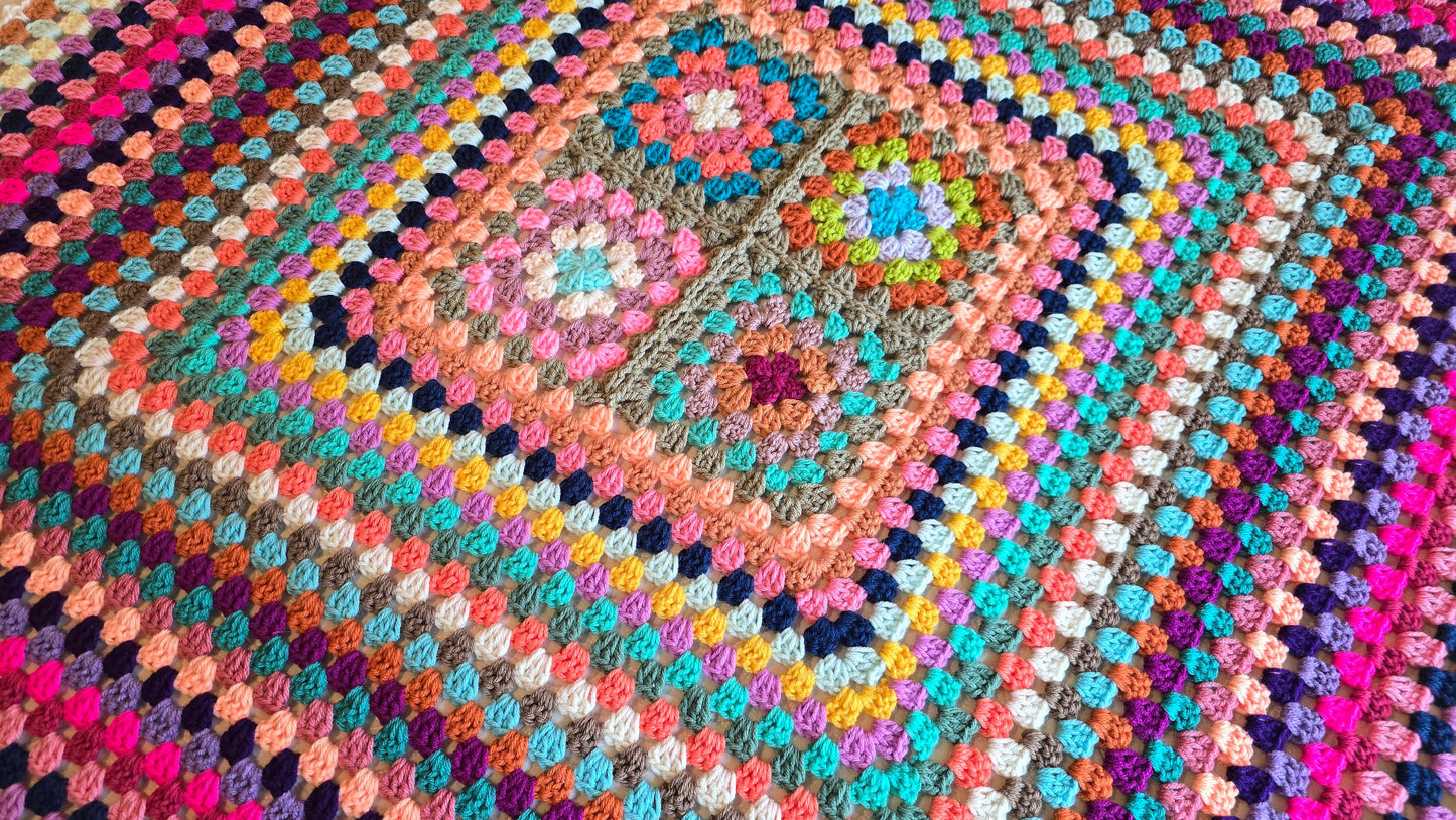 Cozy Delight Crochet Afghan - Handmade Afghans,Crocheted Afghans,Crocheted Blankets,Crochet Afghans,Crochet Blankets,Cute (Copy)