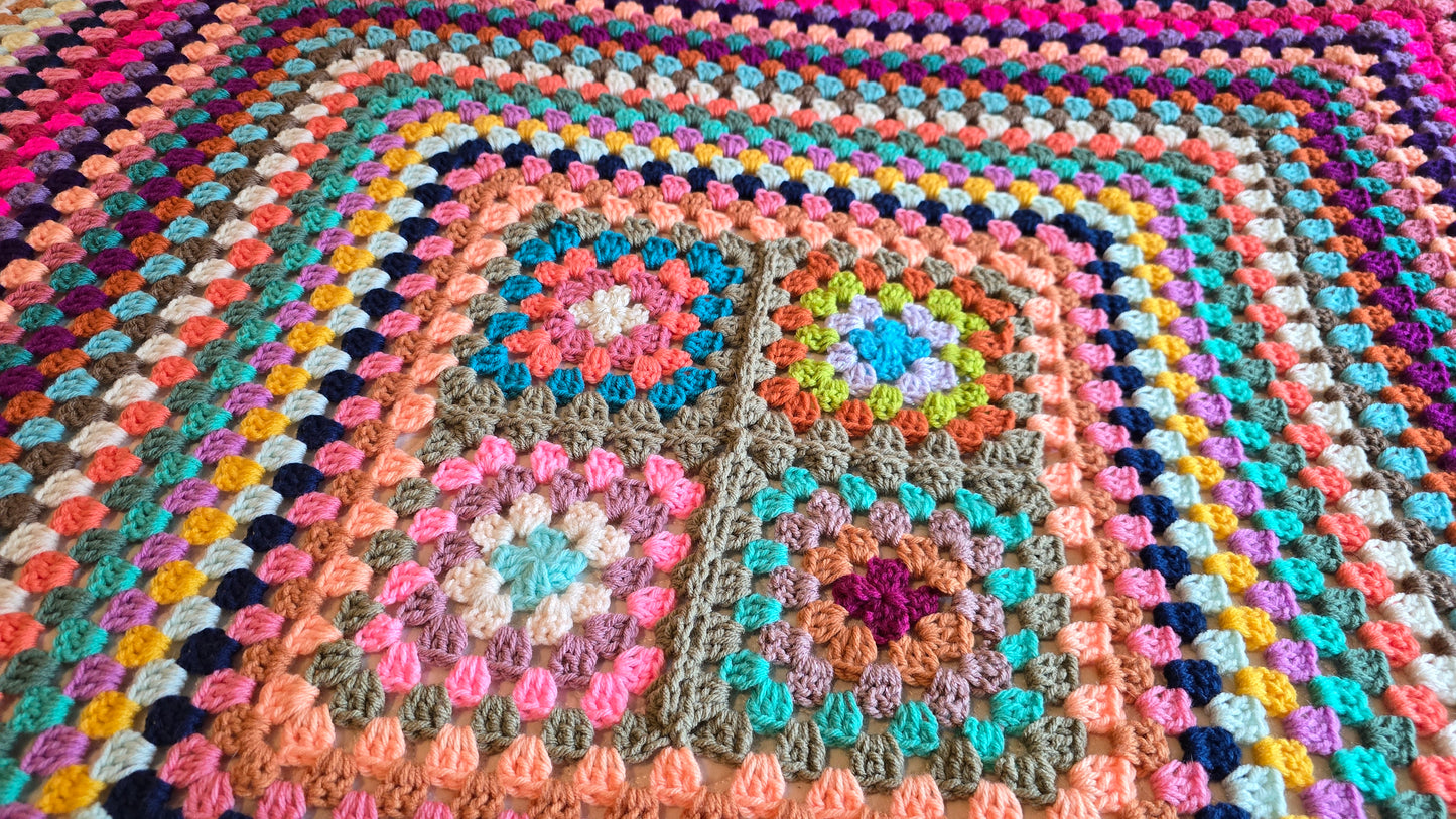 Cozy Delight Crochet Afghan - Handmade Afghans,Crocheted Afghans,Crocheted Blankets,Crochet Afghans,Crochet Blankets,Cute (Copy)