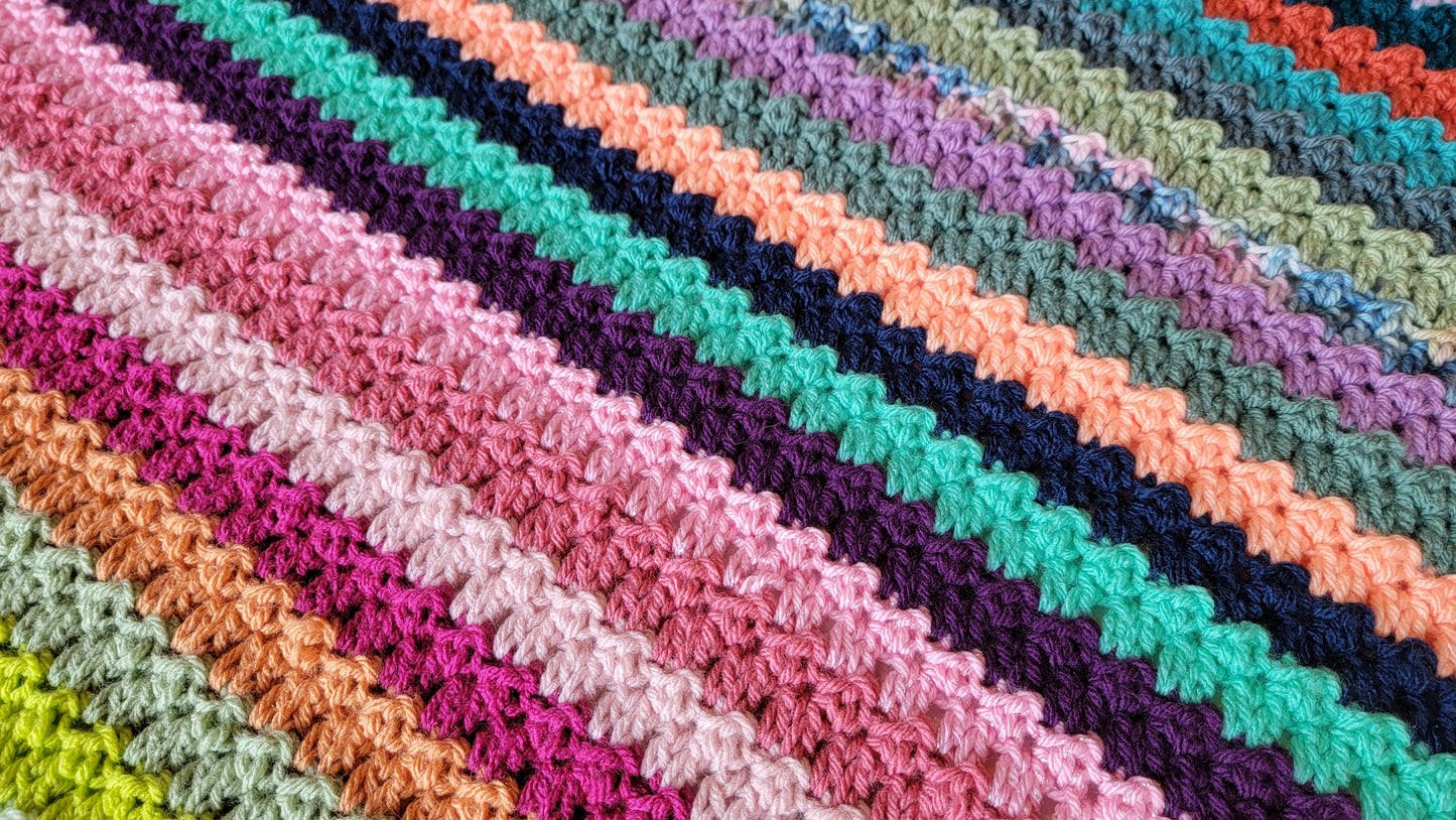 Twilight Serenity Crochet Afghan - Handmade Afghans,Crocheted Afghans,Crocheted Blankets,Crochet Afghans,Crochet Blankets,Throws,Pretty,Cute