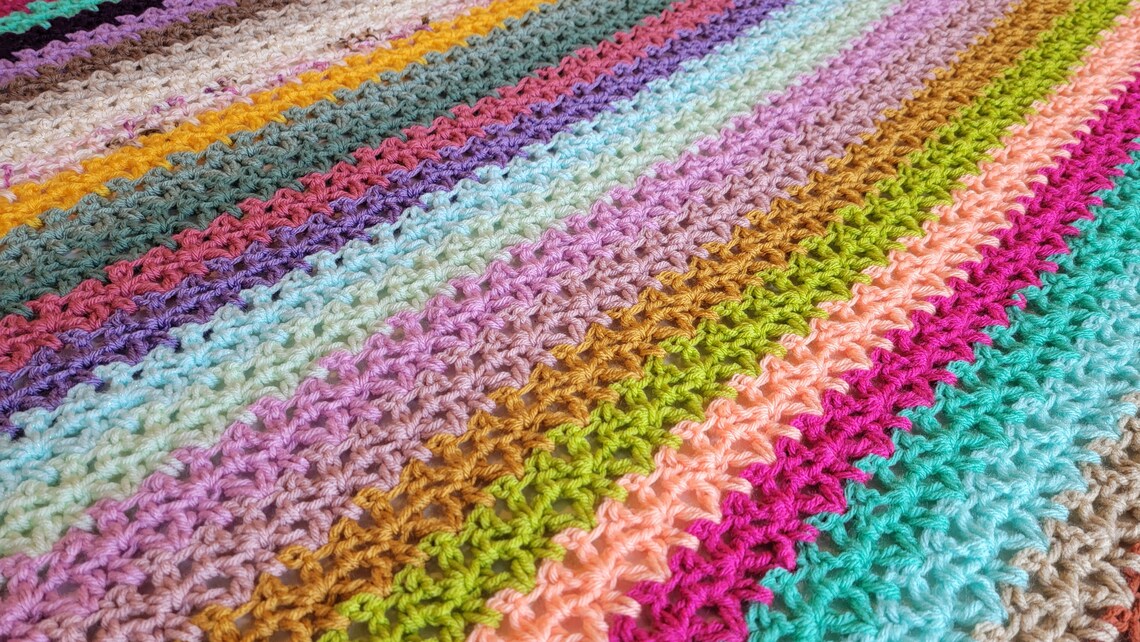 Perfect Match Afghan - Handmade Afghans, Crocheted Afghans, Crocheted Blankets, Crochet Afghans, Crochet Blankets, Throws, Pretty, Cute