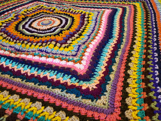 Crochet Pattern: Kaleidoscope Afghan