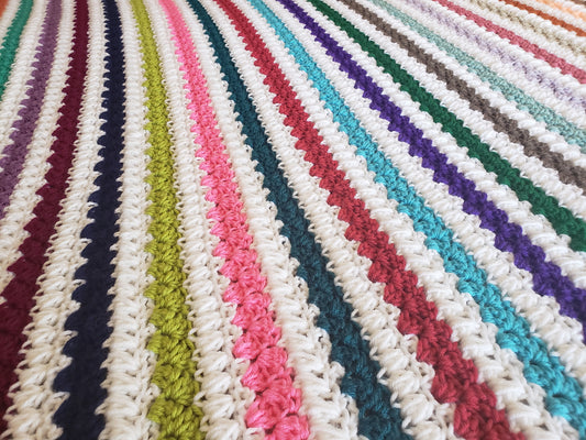 Crochet Pattern: Frosted Cake Afghan