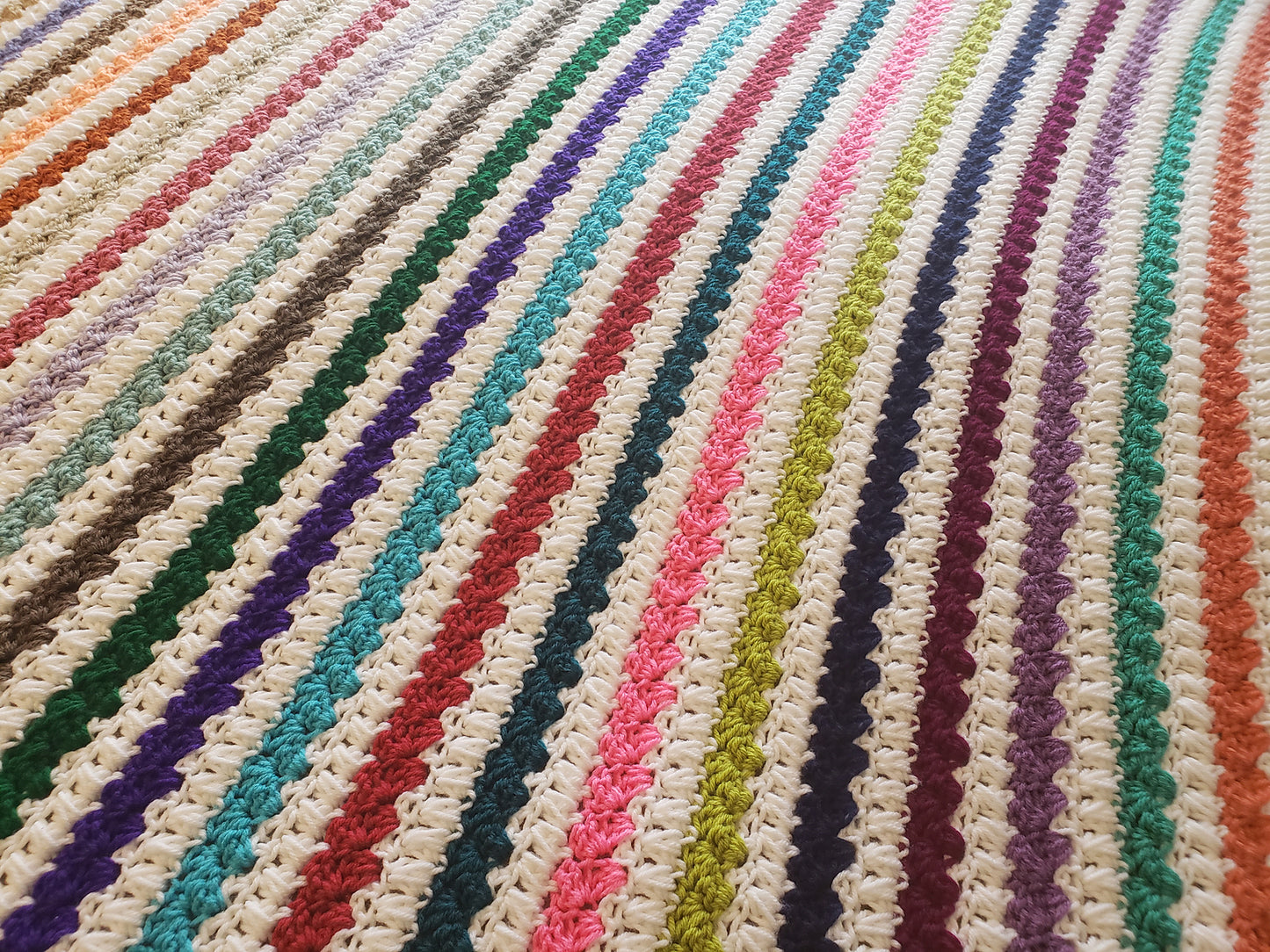 Crochet Pattern: Frosted Cake Afghan