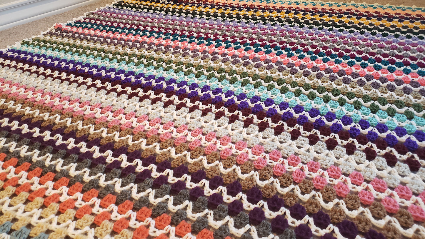 Crochet Pattern: Pure Bliss Afghan