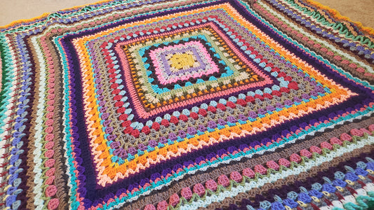 Crochet Pattern: Drop Of Sunshine Afghan
