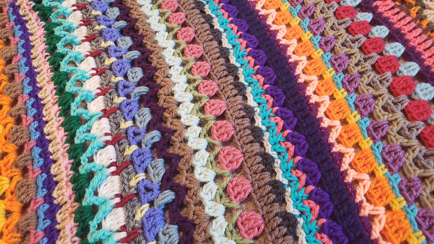 Crochet Pattern: Drop Of Sunshine Afghan