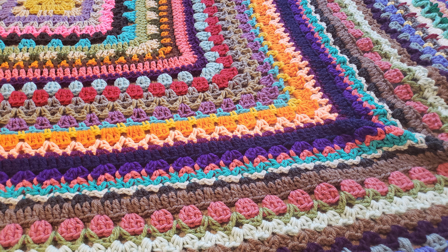 Crochet Pattern: Drop Of Sunshine Afghan