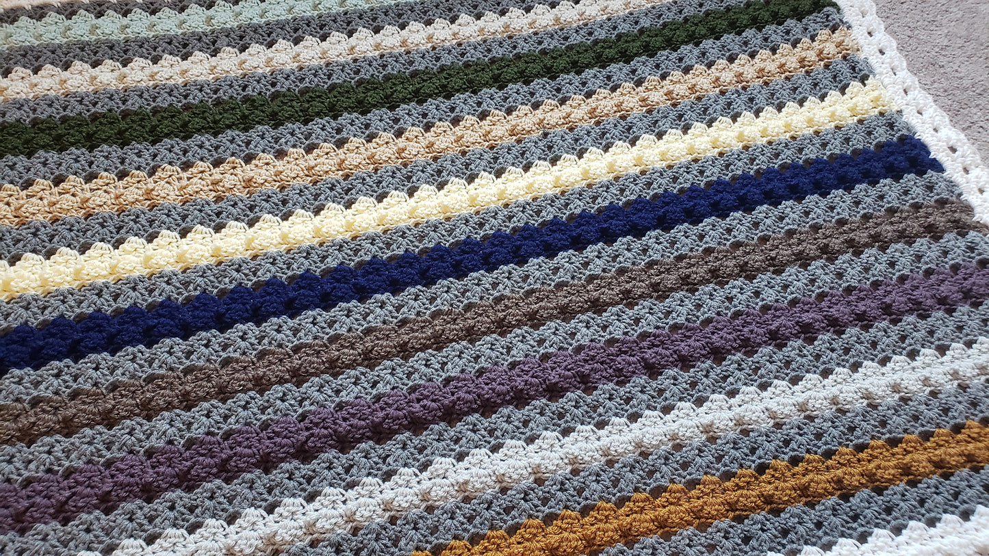 Crochet Pattern: Charming Whimsy Afghan