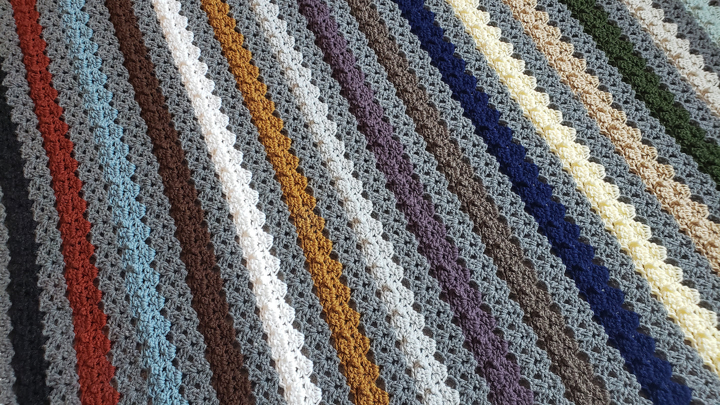 Crochet Pattern: Charming Whimsy Afghan