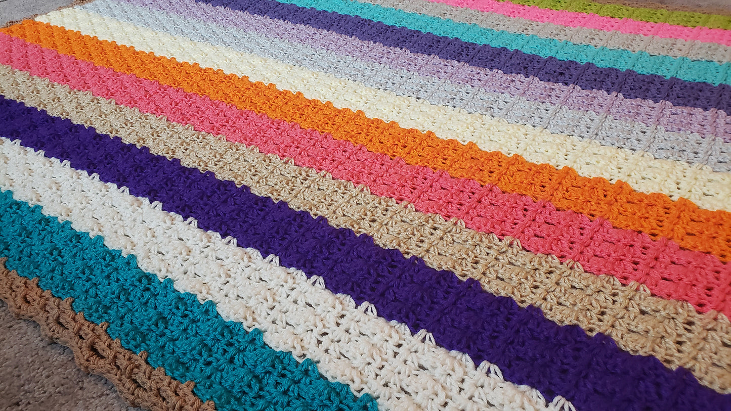 Crochet Pattern: Vivid Memories Afghan