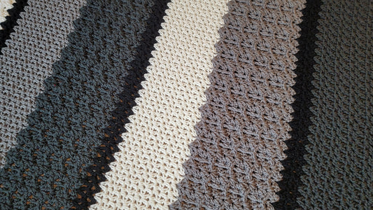Crochet Pattern: Modern Lace Afghan