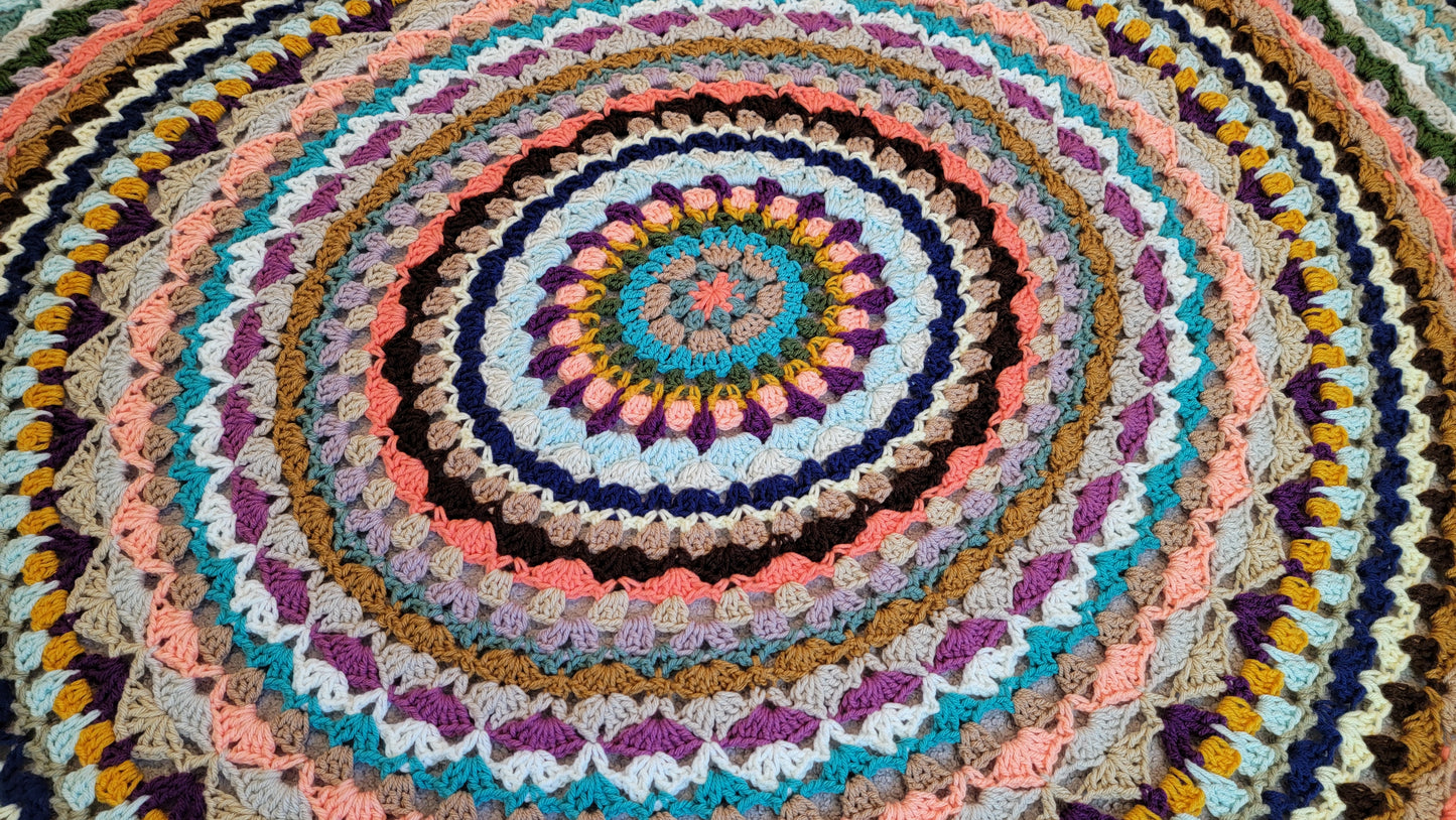 Crochet Pattern: Circle Of Hope Afghan