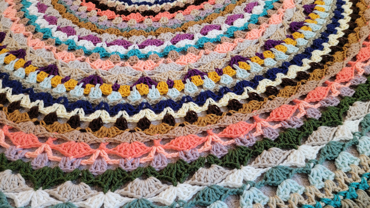 Crochet Pattern: Circle Of Hope Afghan