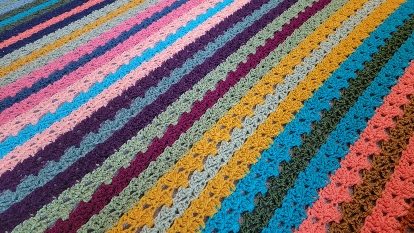 Crochet Pattern: Galaxy Dust Afghan