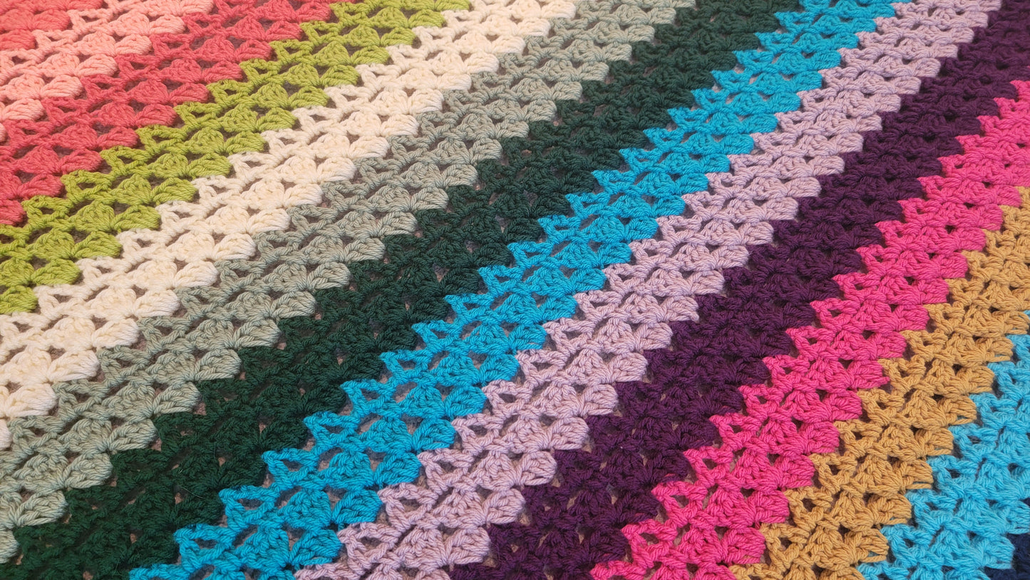 Crochet Pattern: Sunny Daze Afghan