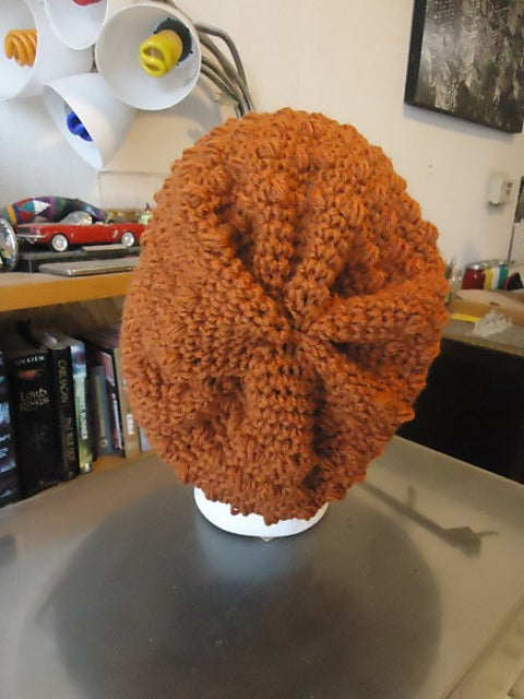 Crochet Pattern: Pumpkin Spice Slouchy Hat