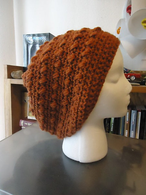 Crochet Pattern: Pumpkin Spice Slouchy Hat