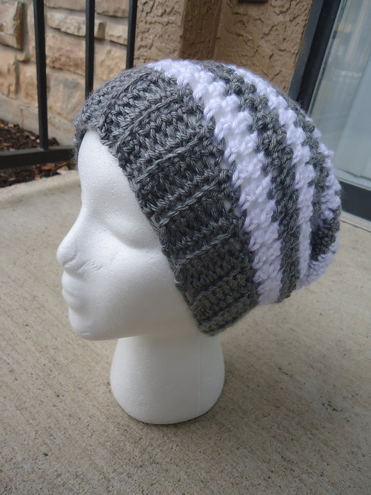 Crochet Pattern: Starlight Mist Slouchy Hat